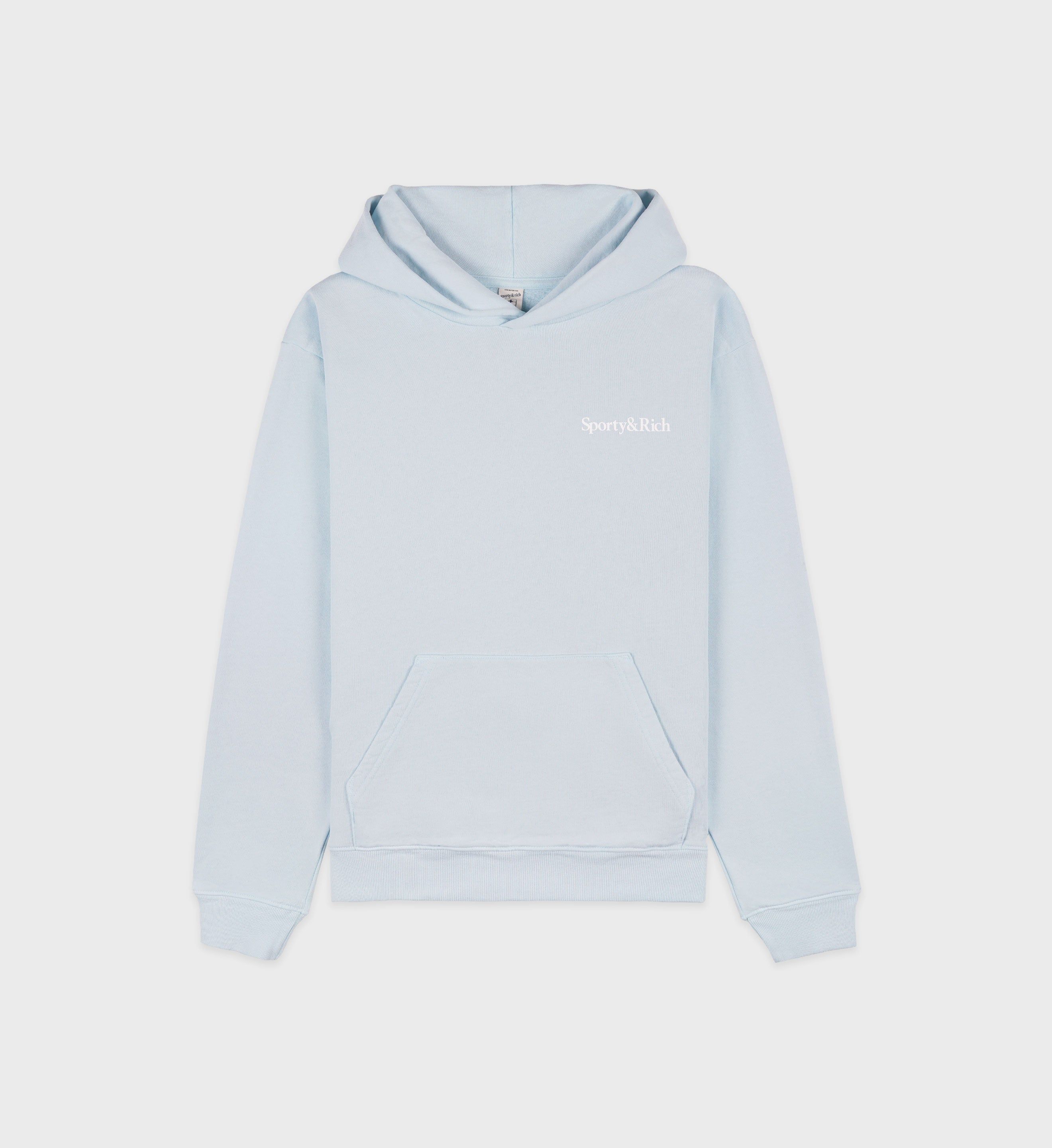 Eat More Veggies Hoodie - Baby Blue/White sold by Sporty and Rich