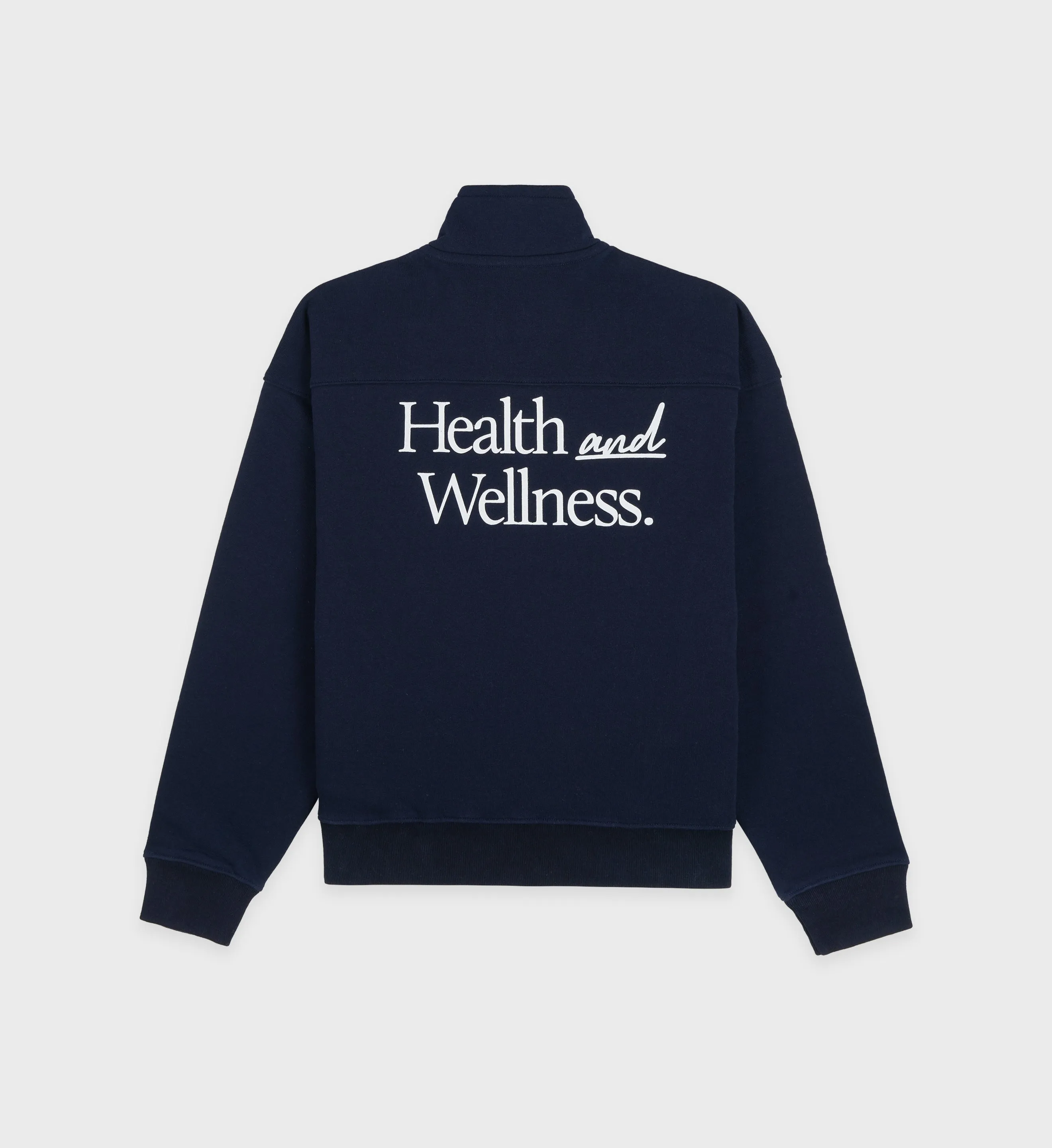 New Health Quarter Zip - Navy sold by Sporty and Rich product image thumbnail 2
