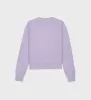 Vendome Cashmere Crewneck - Soft Lilac/White sold by Sporty and Rich