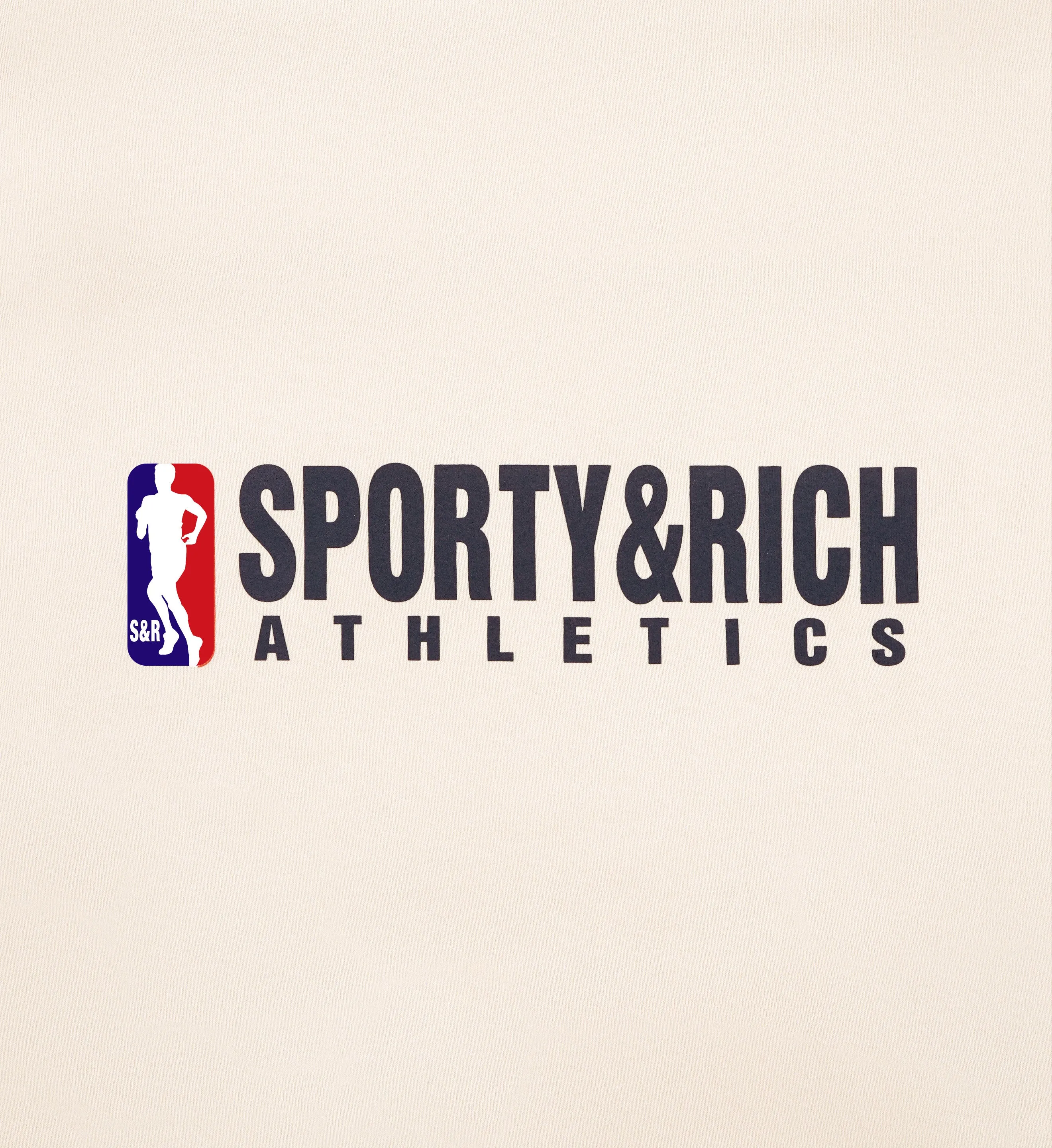 Team Logo Crewneck - Cream/Navy sold by Sporty and Rich product image thumbnail 3