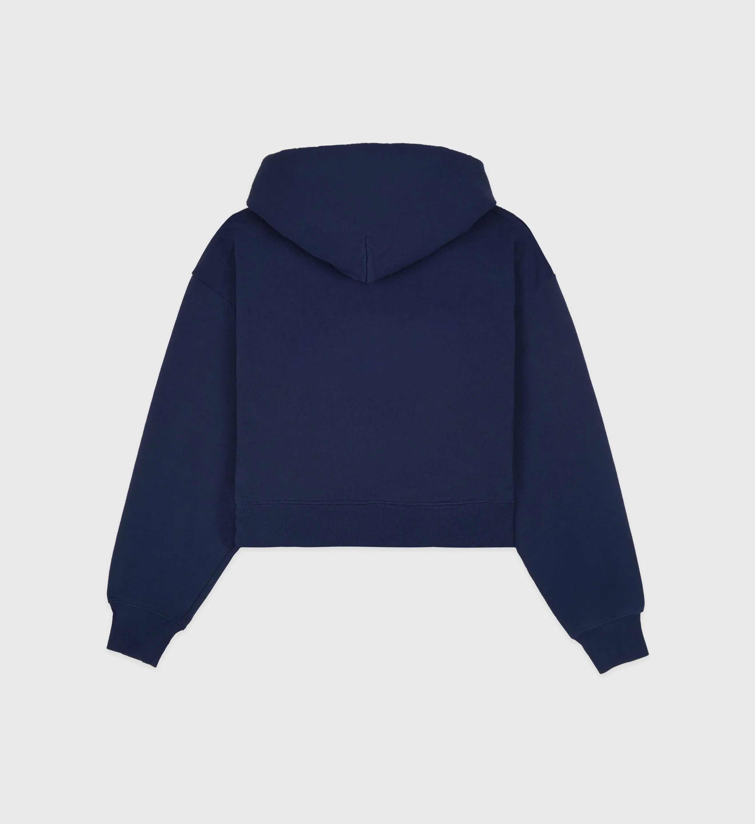 Wellness Ivy Cropped Hoodie - Navy/White sold by Sporty and Rich product image thumbnail 2