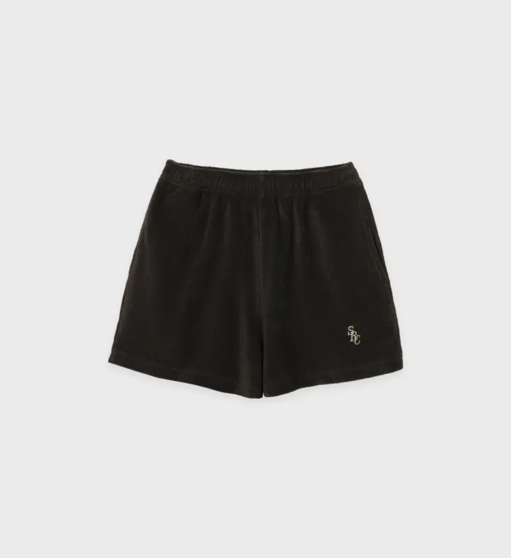 SRC Terry Short - Chocolate sold by Sporty and Rich