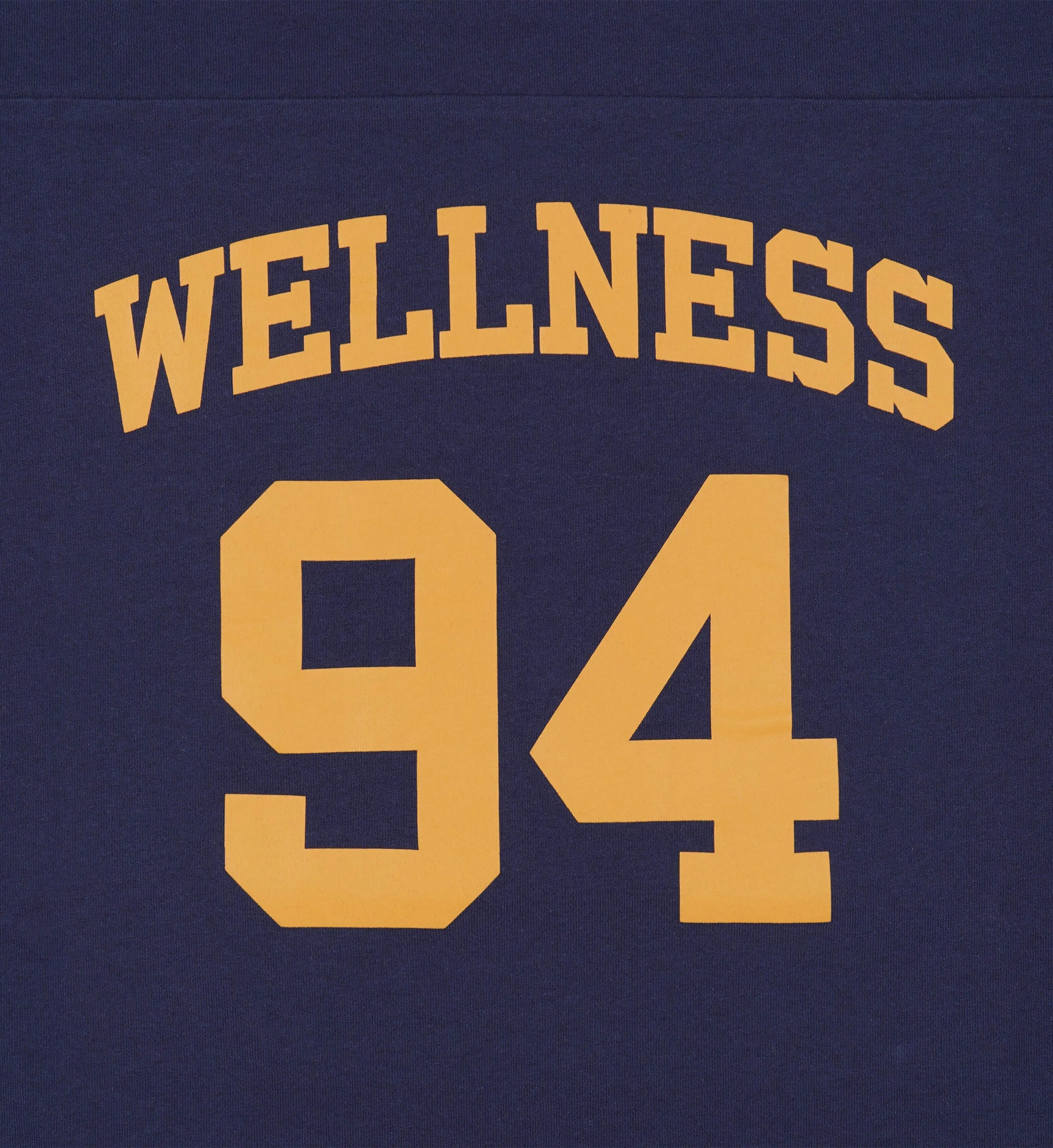 Wellness 94 Rugby Tee - Navy/ Faded Gold sold by Sporty and Rich product image thumbnail 2