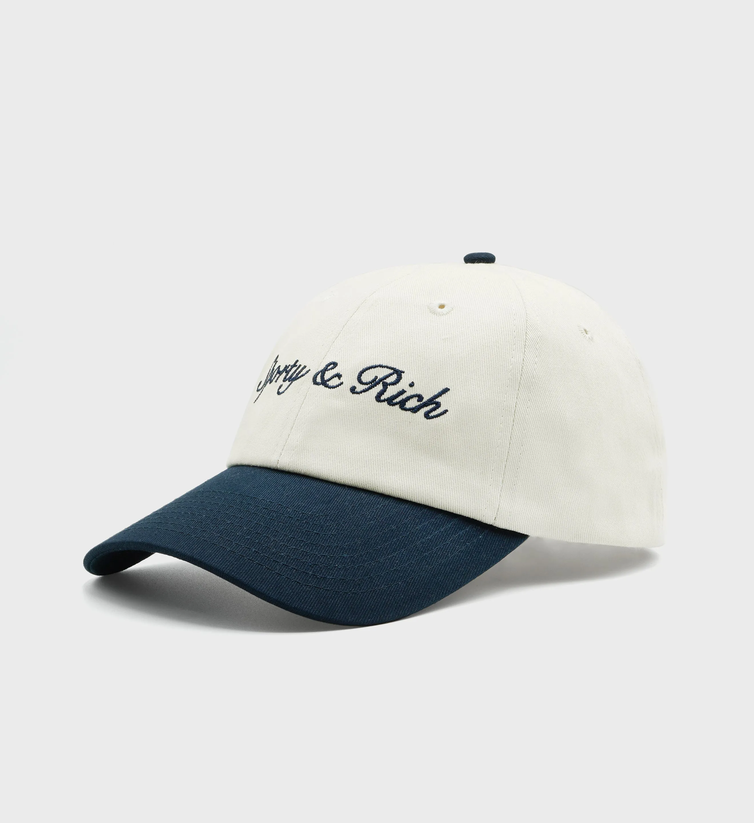 Syracuse Hat - Off White/Navy sold by Sporty and Rich product image thumbnail 2