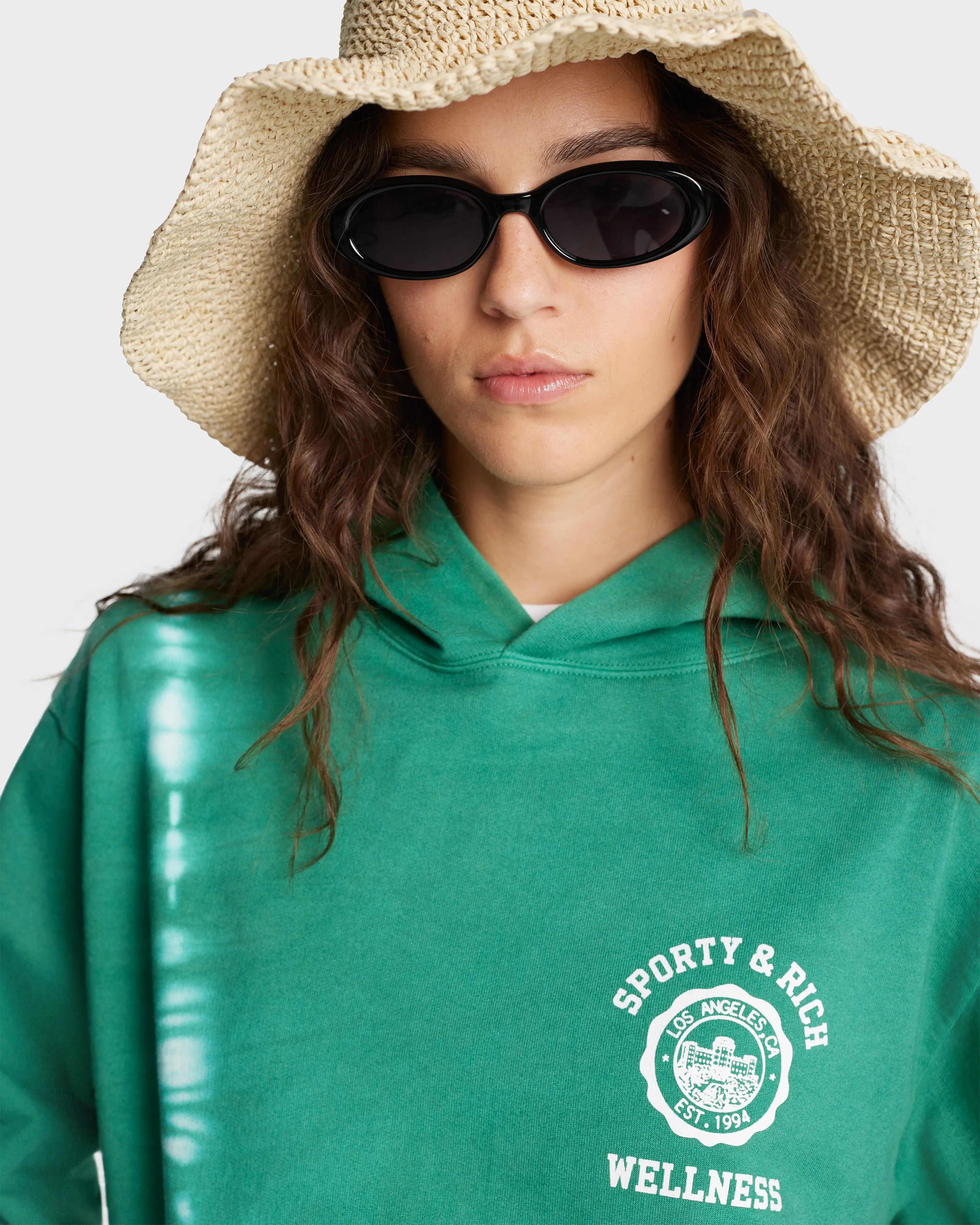 Emblem Hoodie - Gemstone Tie Dye sold by Sporty and Rich product image thumbnail 4