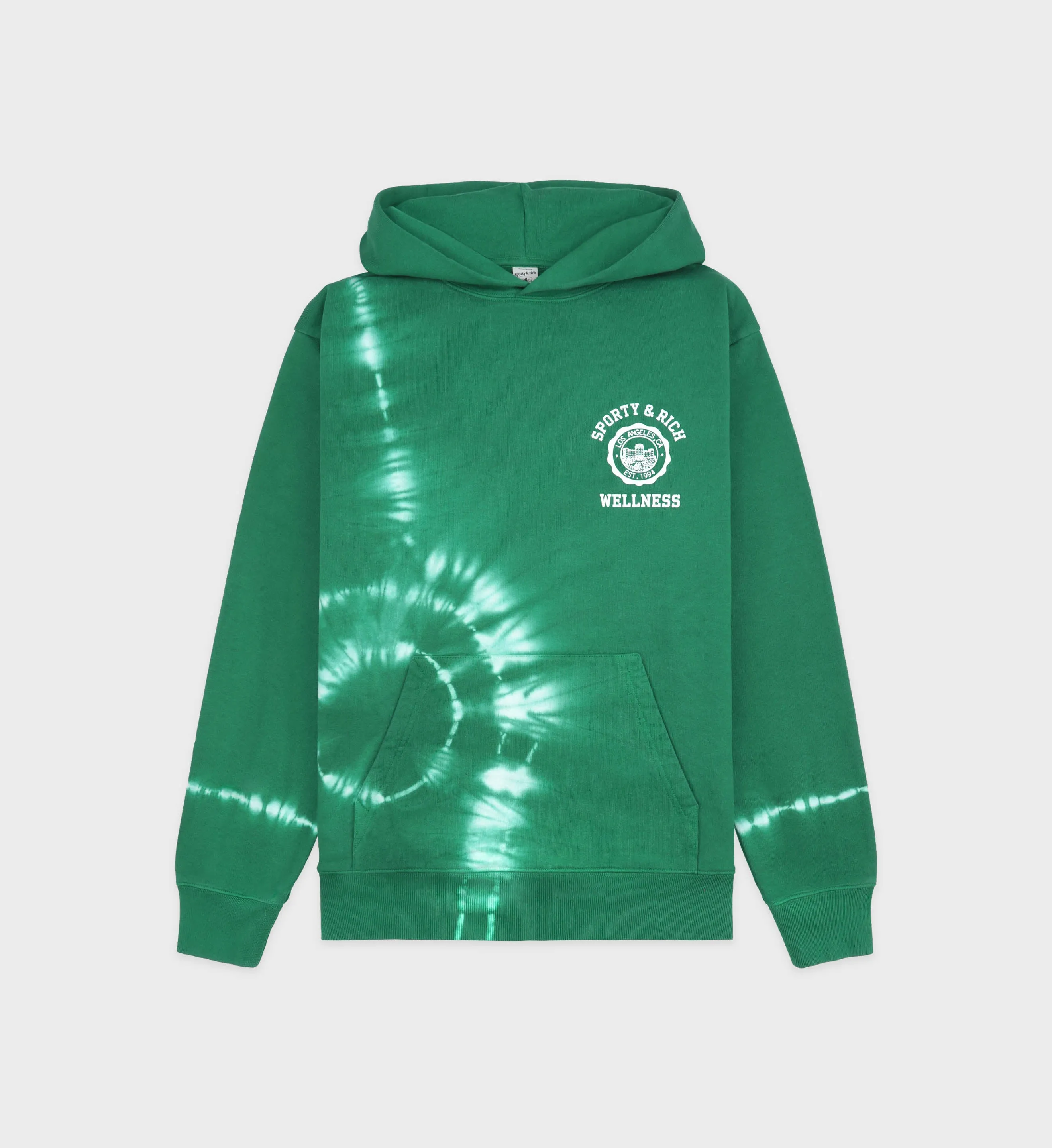 Emblem Hoodie - Gemstone Tie Dye sold by Sporty and Rich