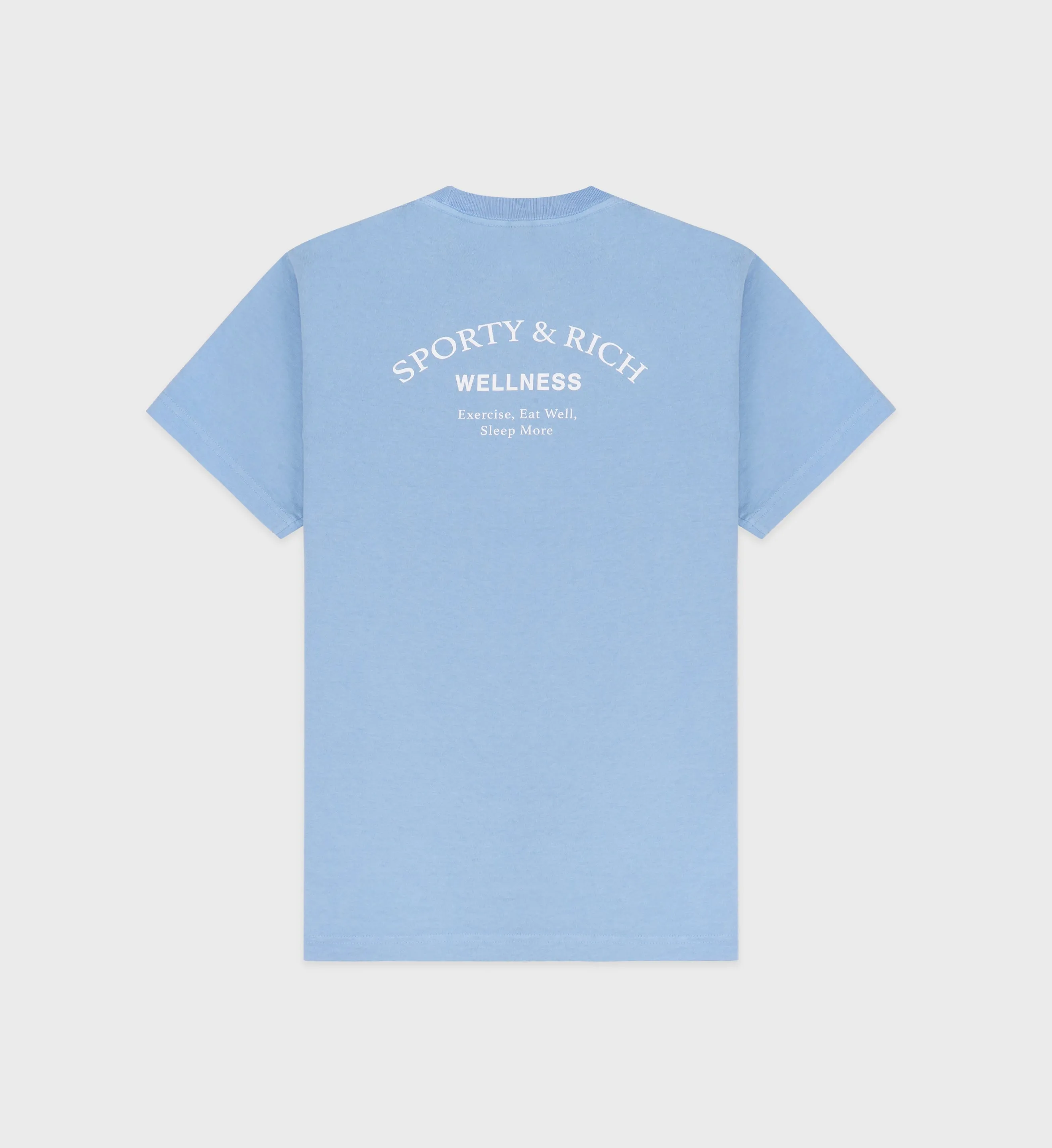 Wellness Studio T-Shirt - Sky Blue/White sold by Sporty and Rich product image thumbnail 2