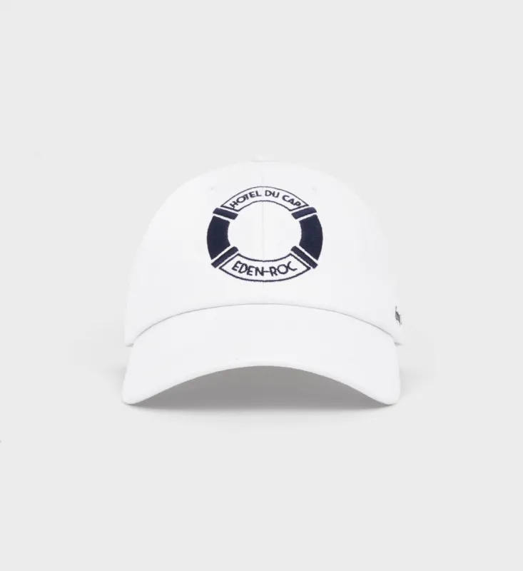 Buoy Hat - White/Navy sold by Sporty and Rich