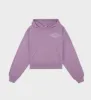 Health Initiative Cropped Hoodie - Soft Lavender/White sold by Sporty and Rich