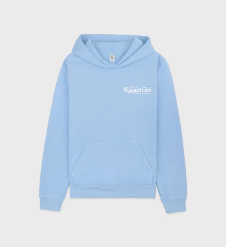 94 Racquet Club Hoodie - Sky Blue/White sold by Sporty and Rich