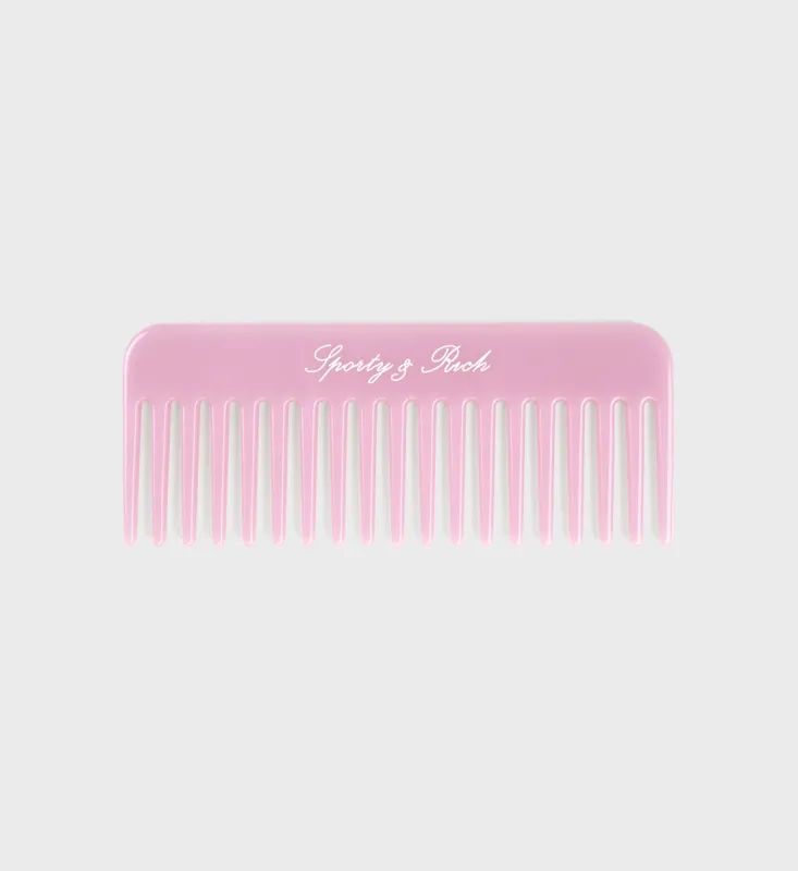 Cursive Logo Comb - Soft Lavendar sold by Sporty and Rich
