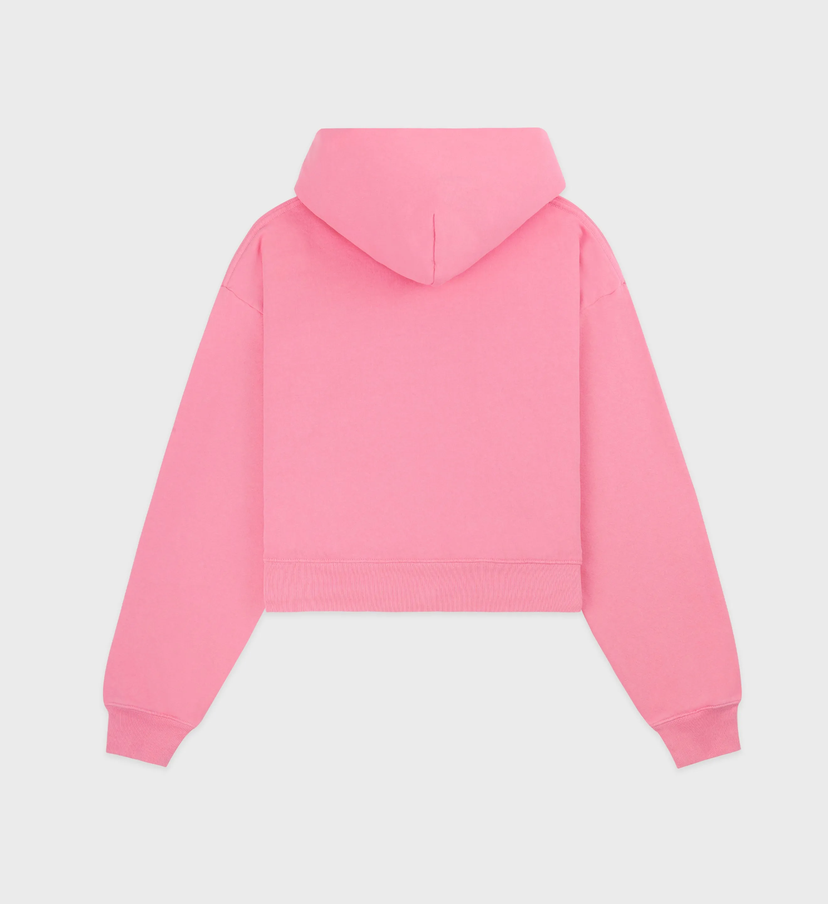 Wellness Ivy Cropped Hoodie - Candy/White sold by Sporty and Rich product image thumbnail 2