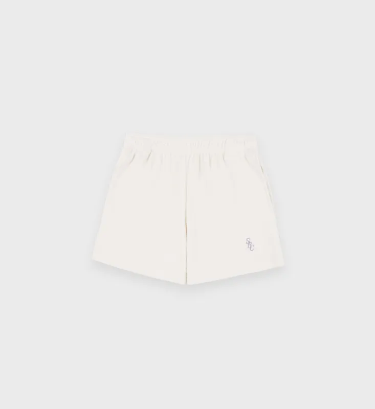 SRC Terry Short - Milk/Washed Hydrangea sold by Sporty and Rich