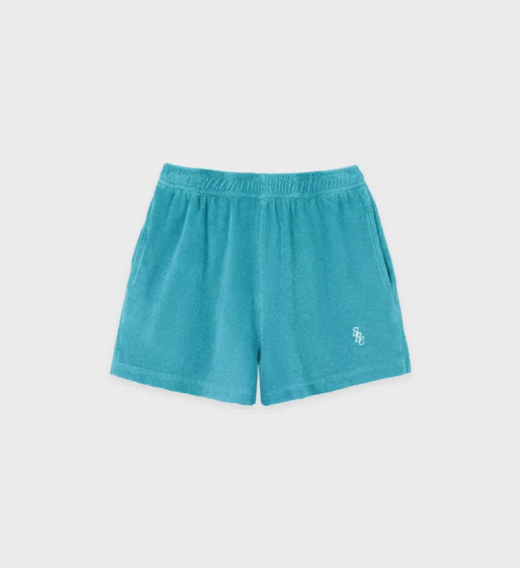 SRC Terry Short - Teal sold by Sporty and Rich