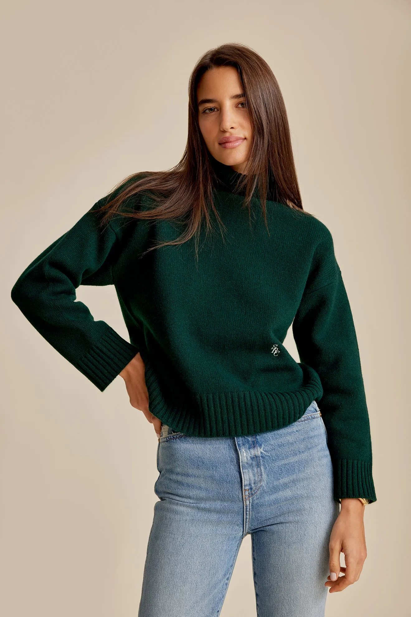 SRC Turtleneck - Forest sold by Sporty and Rich product image thumbnail 5