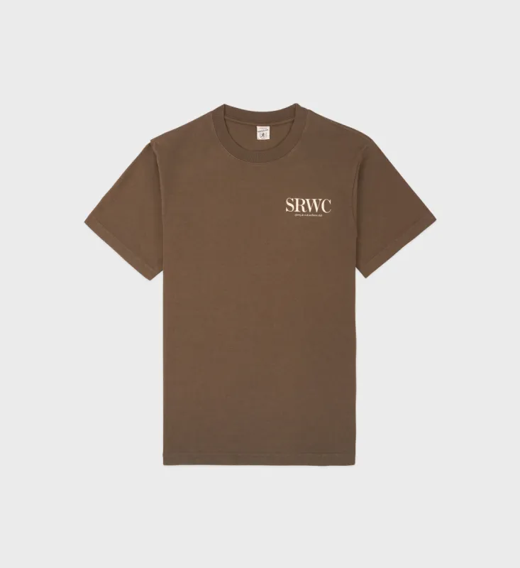 Upper East Side T-Shirt - Earl Gray/Cream sold by Sporty and Rich