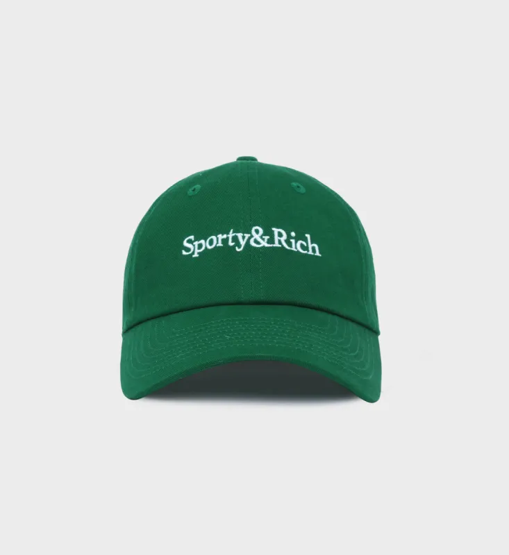 Serif Logo Hat - Gemstone sold by Sporty and Rich