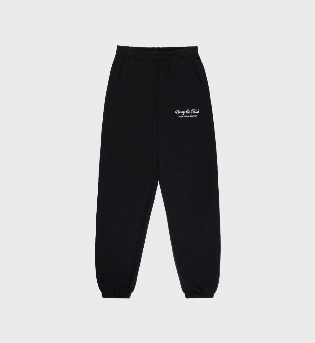 Script Logo Sweatpant - Black sold by Sporty and Rich