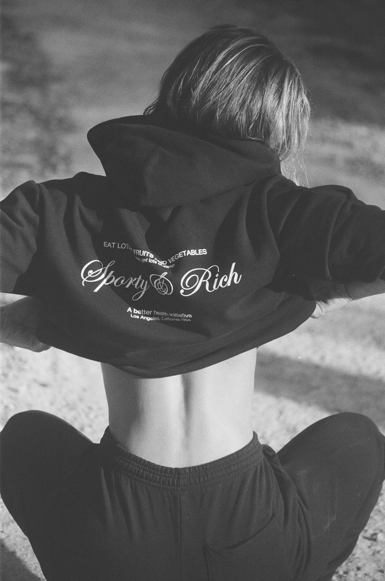 Script Logo Sweatpant - Black sold by Sporty and Rich product image thumbnail 5