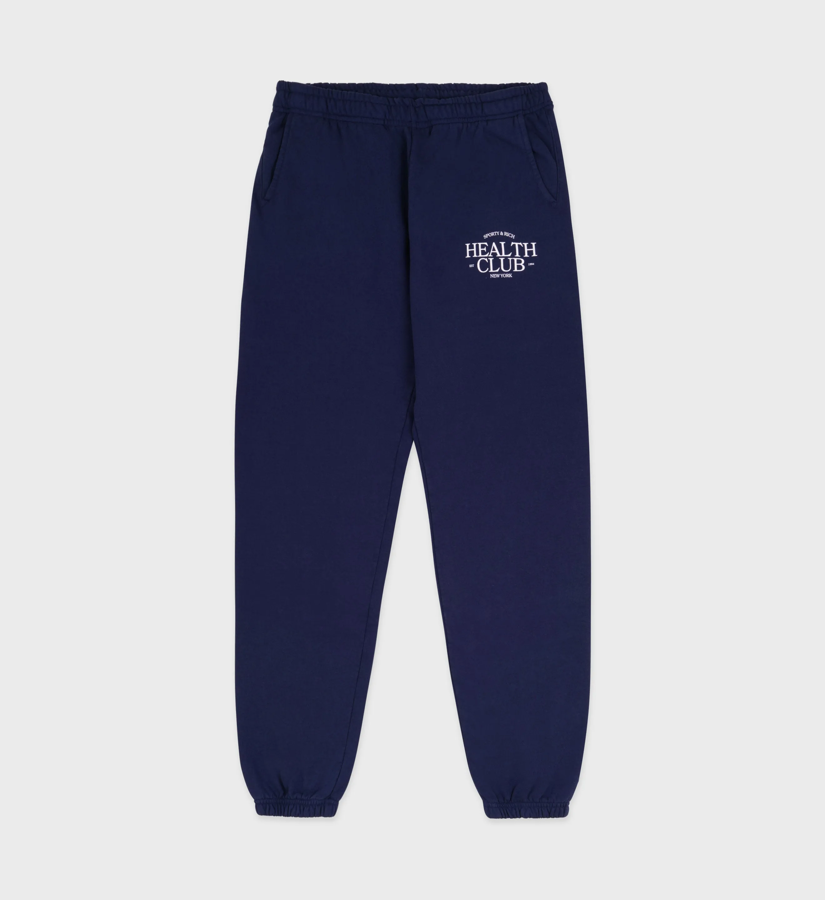 SR Health Sweatpant - Navy/White sold by Sporty and Rich