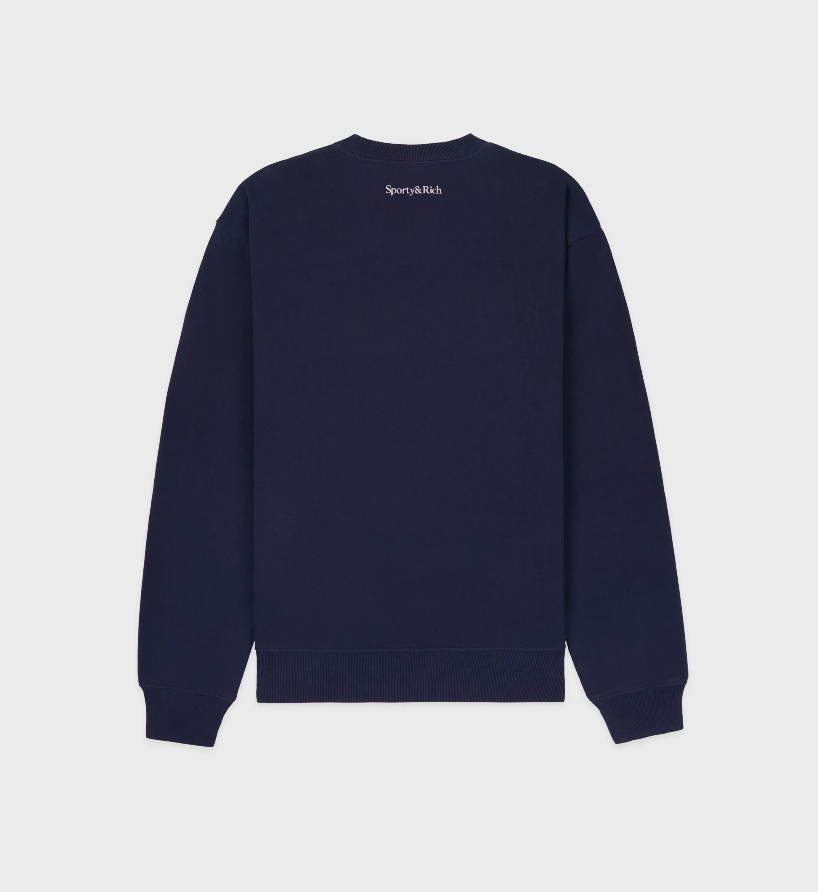 Wellness Club Crewneck - Navy/White sold by Sporty and Rich product image thumbnail 2