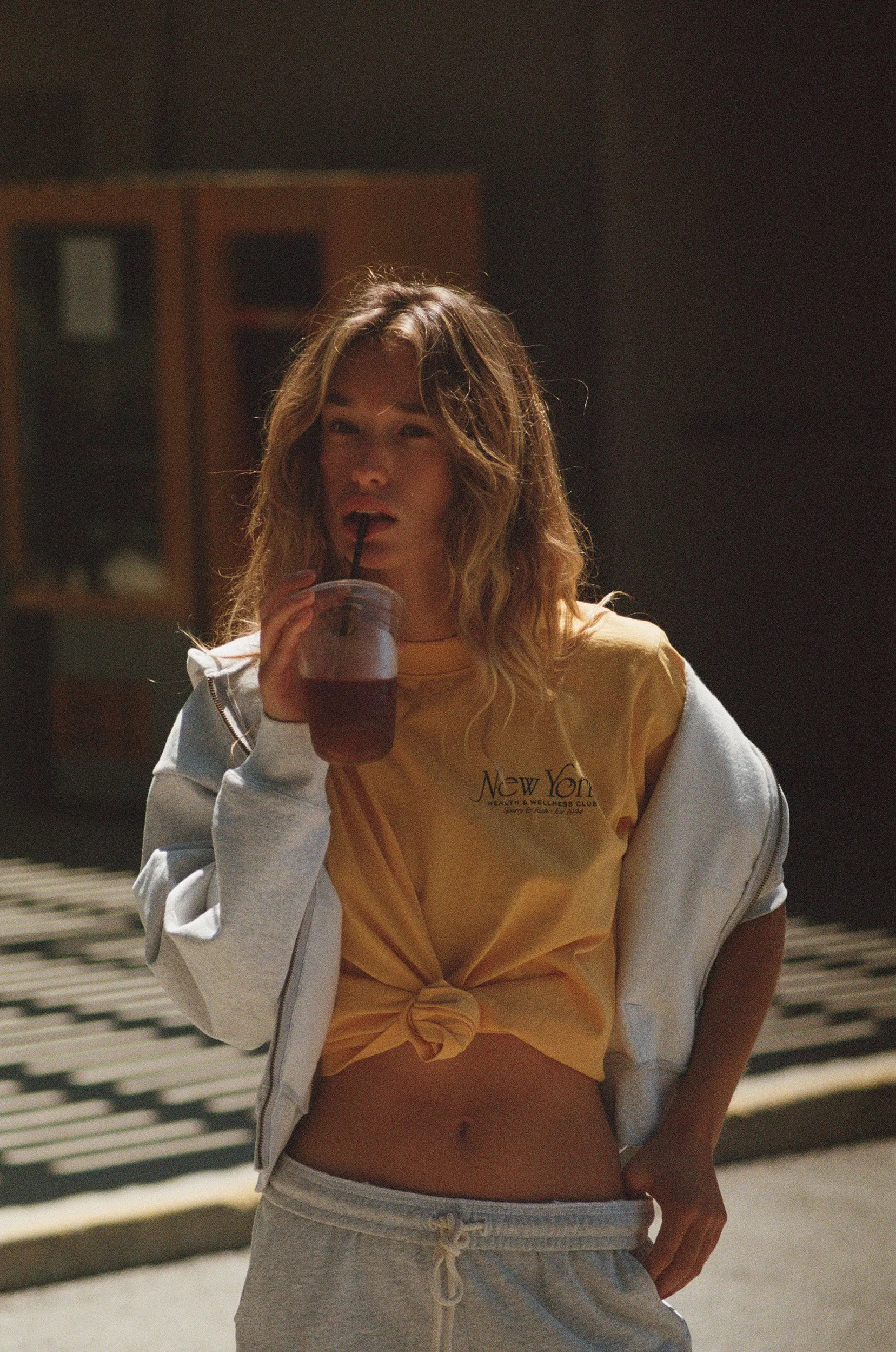 NY 94 T-Shirt - Faded Gold/Navy sold by Sporty and Rich product image thumbnail 5