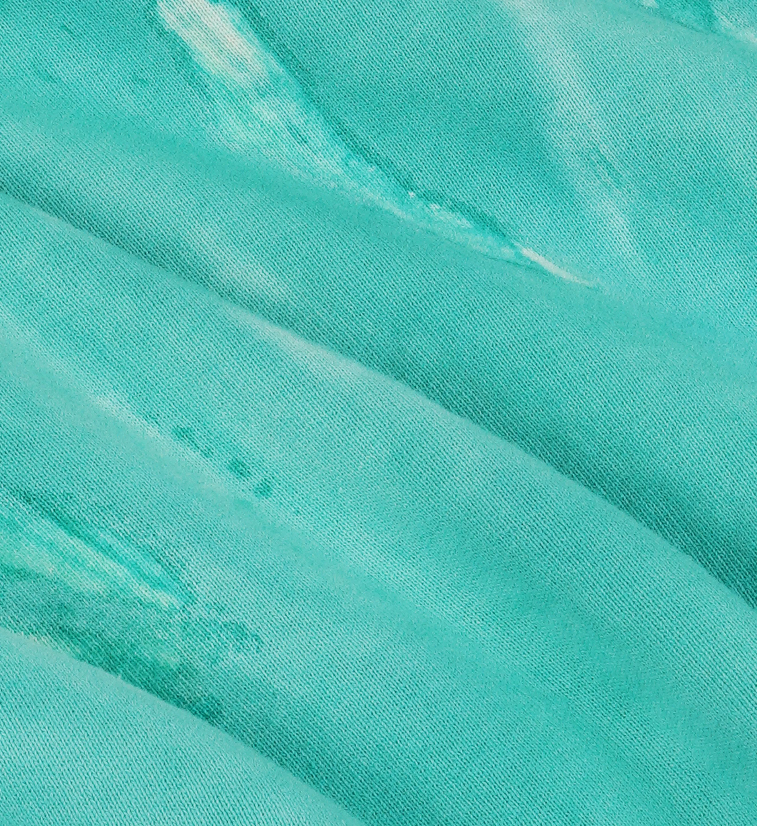 Serif Logo Embroidered Cropped Hoodie - Tahiti Tie & Dye sold by Sporty and Rich product image thumbnail 4