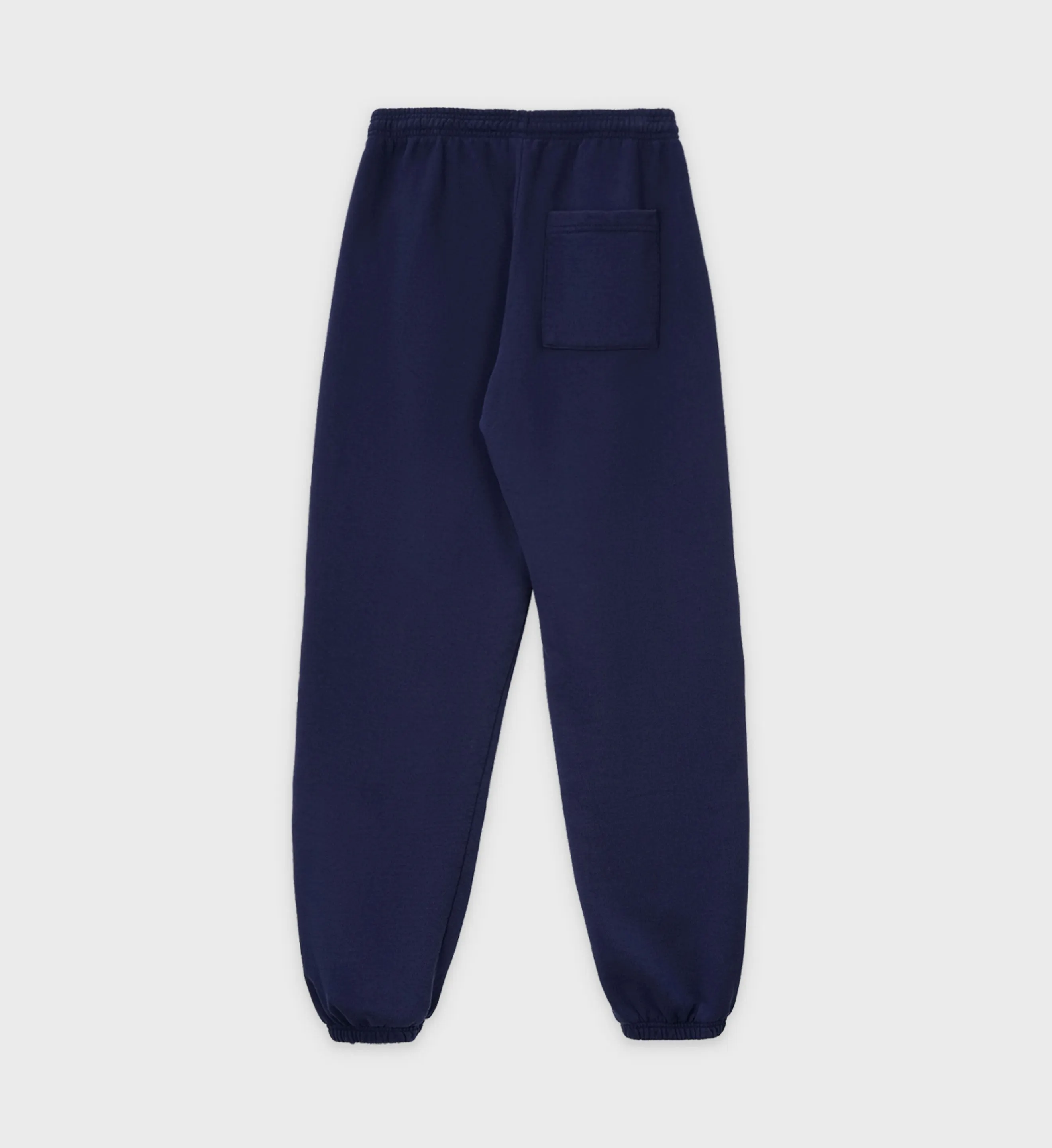 Hotel du Cap Cursive Sweatpant - Navy/White sold by Sporty and Rich product image thumbnail 2