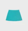 Classic Logo Pleated Tennis Skirt - Teal sold by Sporty and Rich