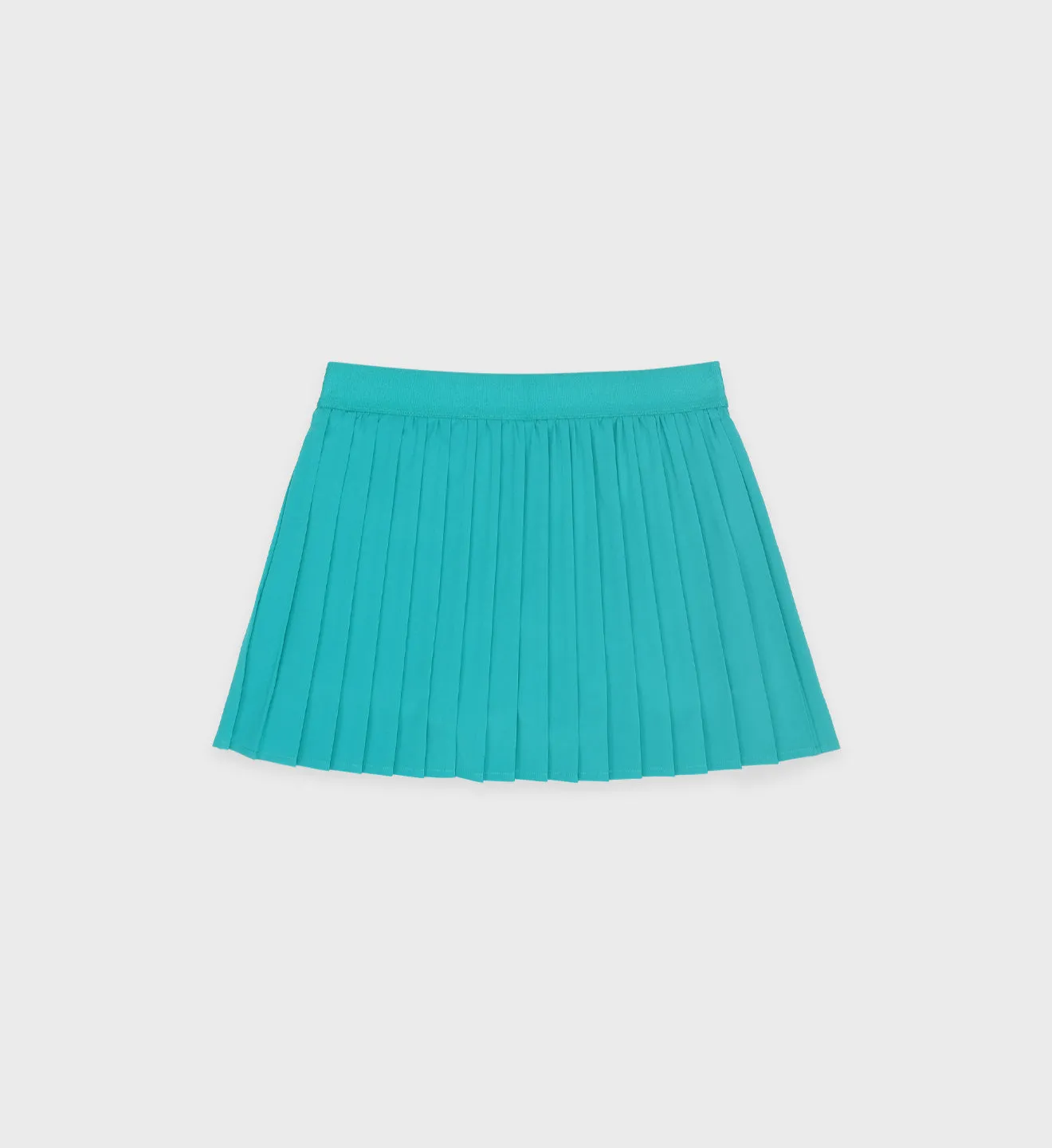 Classic Logo Pleated Tennis Skirt - Teal sold by Sporty and Rich product image thumbnail 2