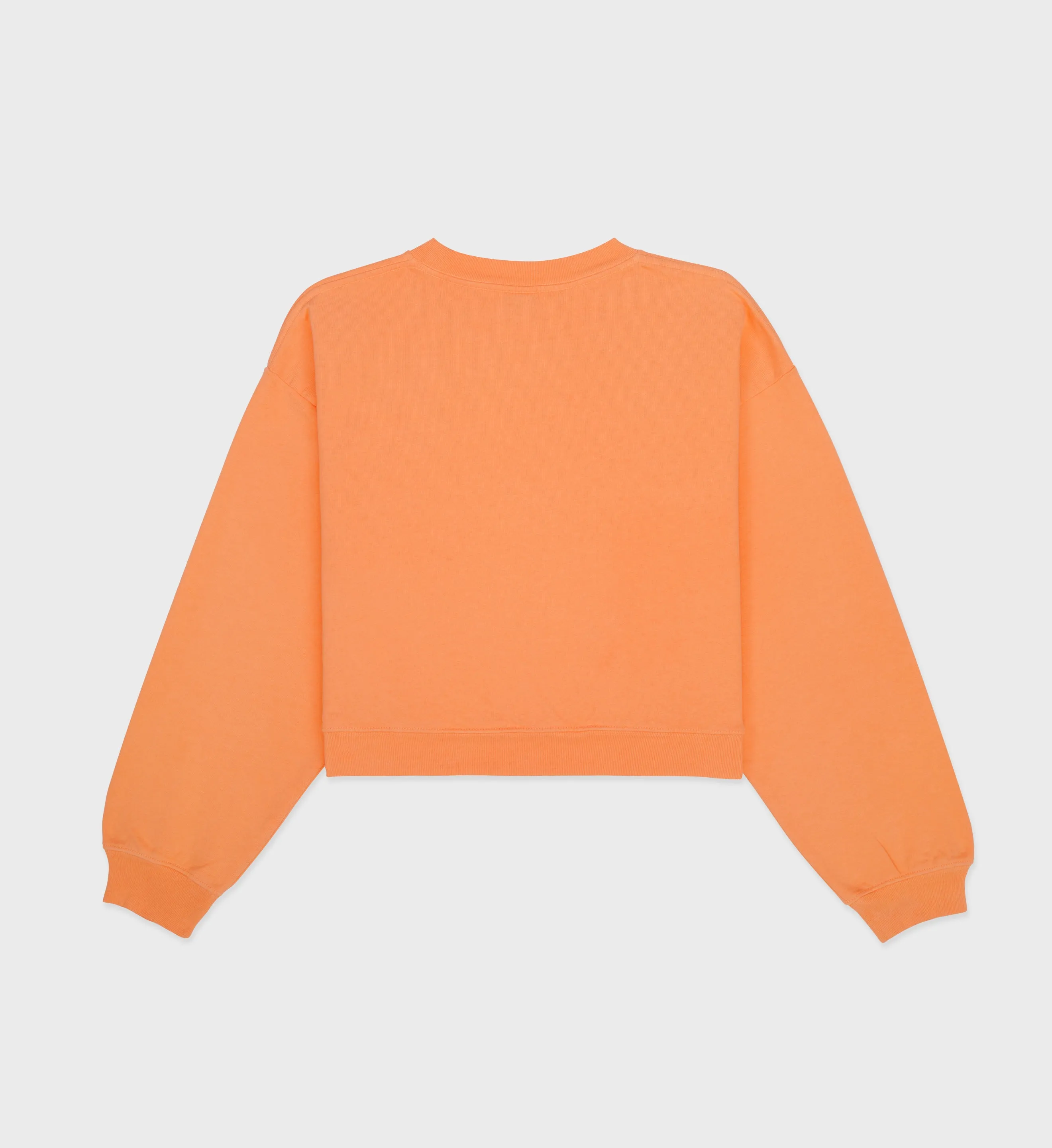 Exercise Often Cropped Crewneck - Melon/White sold by Sporty and Rich product image thumbnail 2