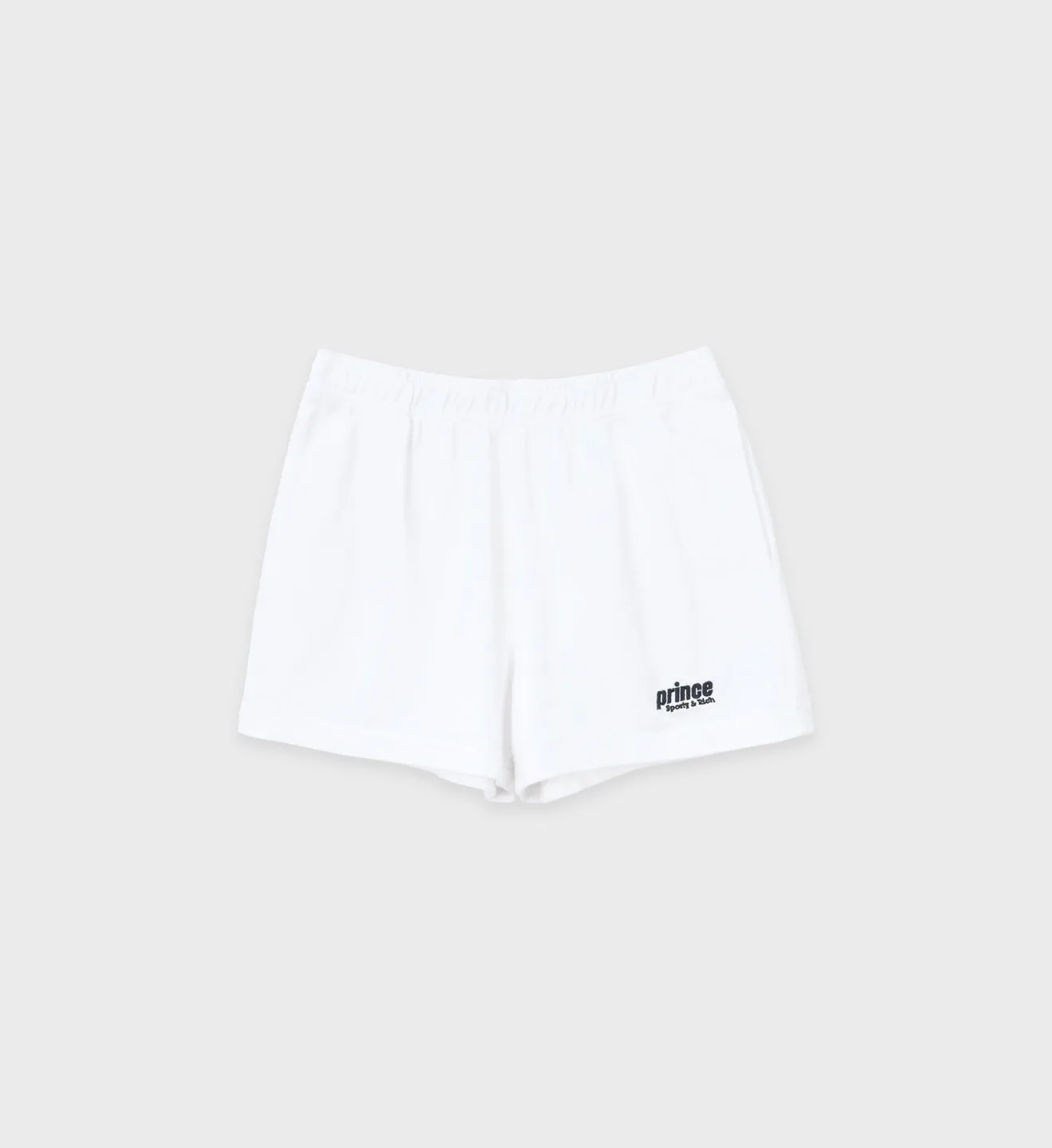 Prince Sporty Pique Short - White sold by Sporty and Rich