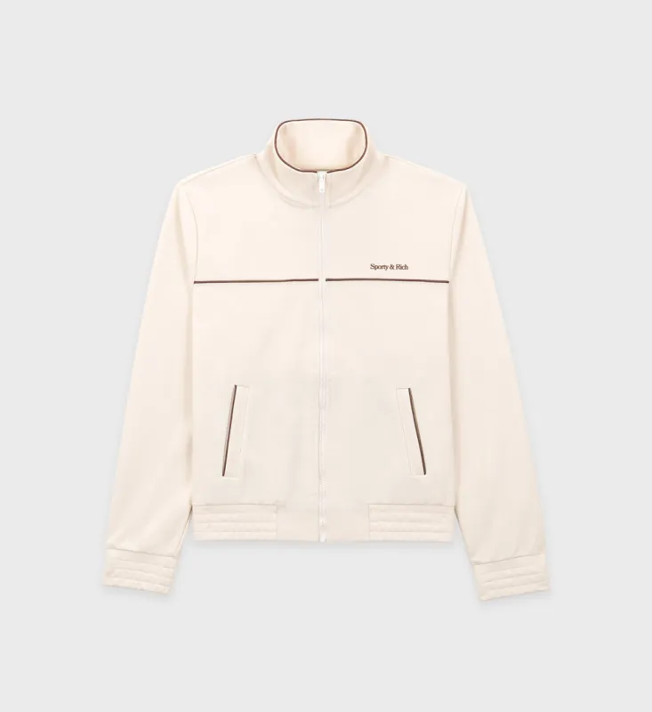 Court Jacket - Cream sold by Sporty and Rich