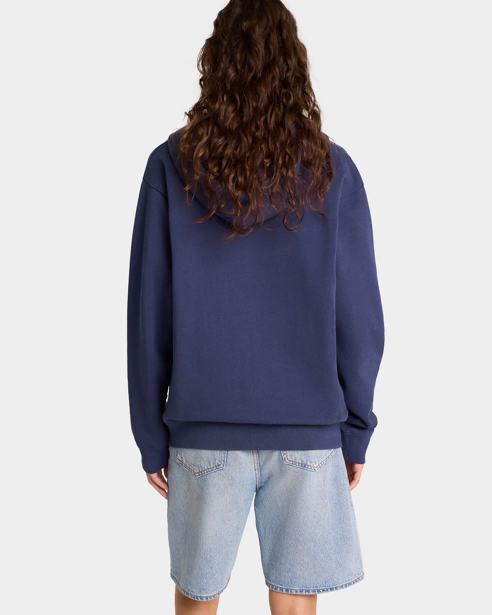 SRHWC Zipped Hoodie - Navy/White sold by Sporty and Rich product image thumbnail 5