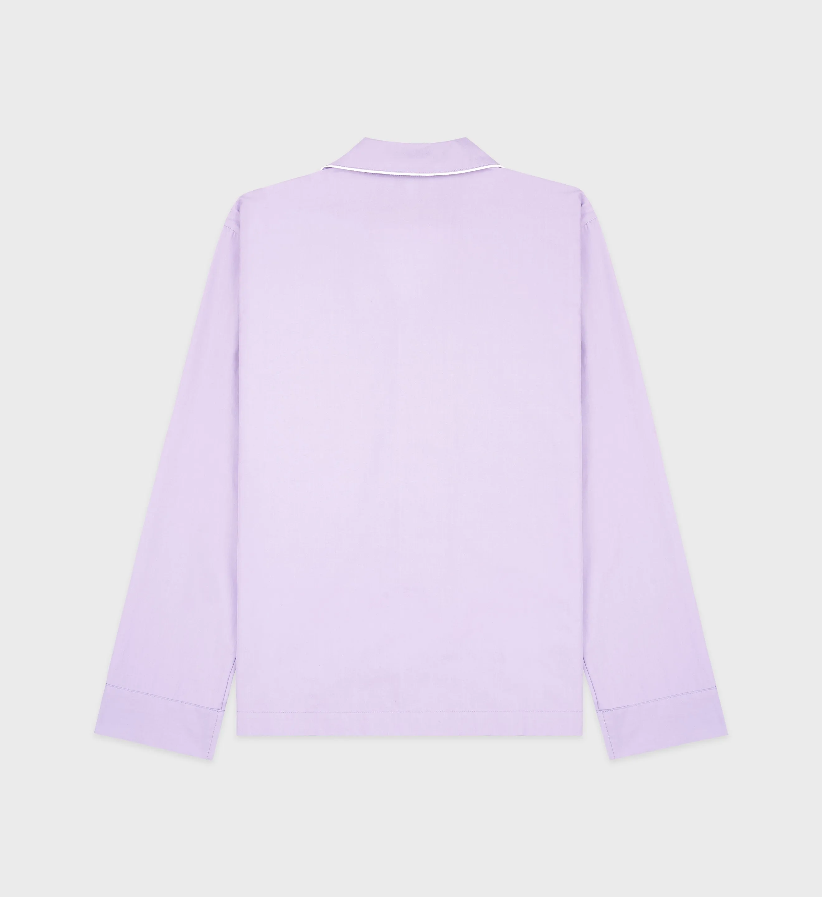 Serif Logo Pyjama Shirt - Lilac/White sold by Sporty and Rich product image thumbnail 2