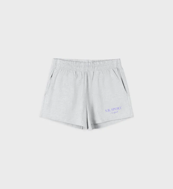 Wimbledon Disco Short - Heather Gray sold by Sporty and Rich