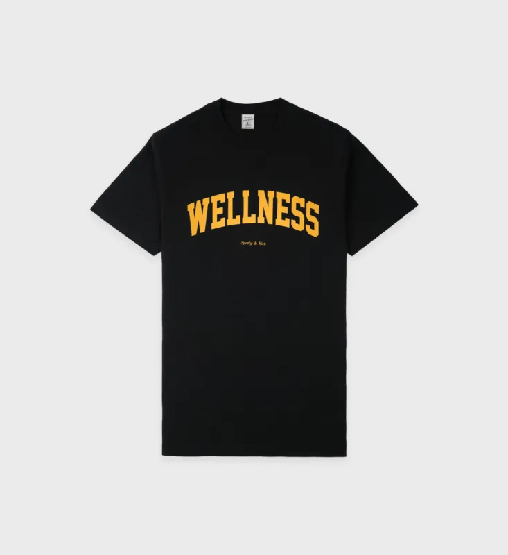 Wellness Ivy T-Shirt - Black sold by Sporty and Rich