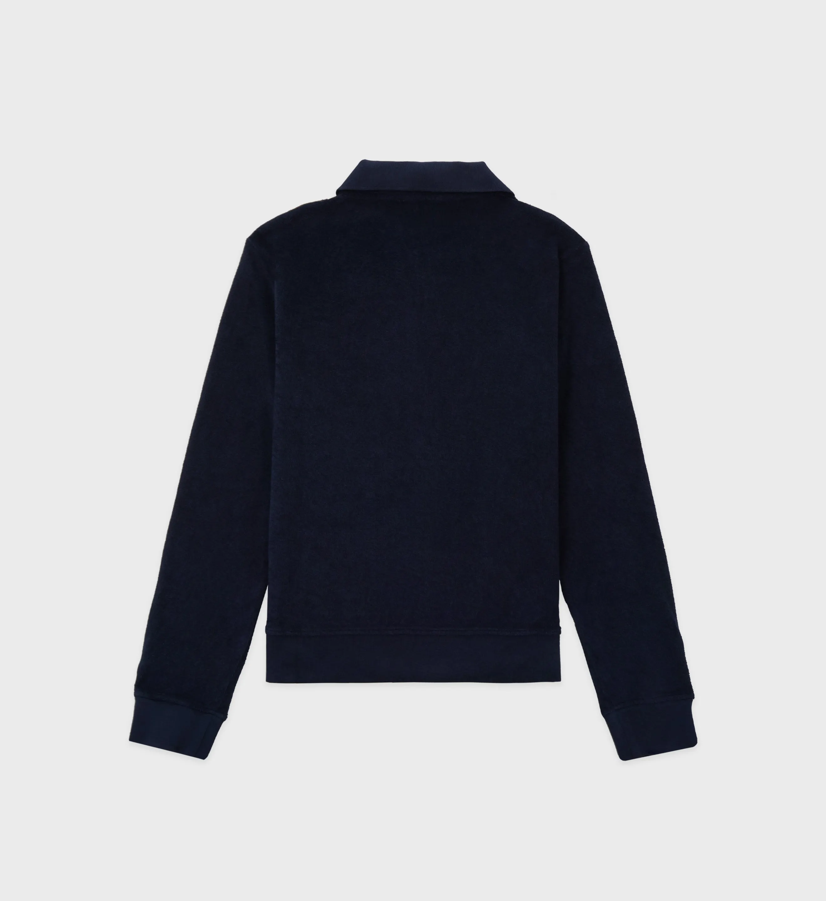 SRC Longsleeve Terry Polo - Navy sold by Sporty and Rich product image thumbnail 2