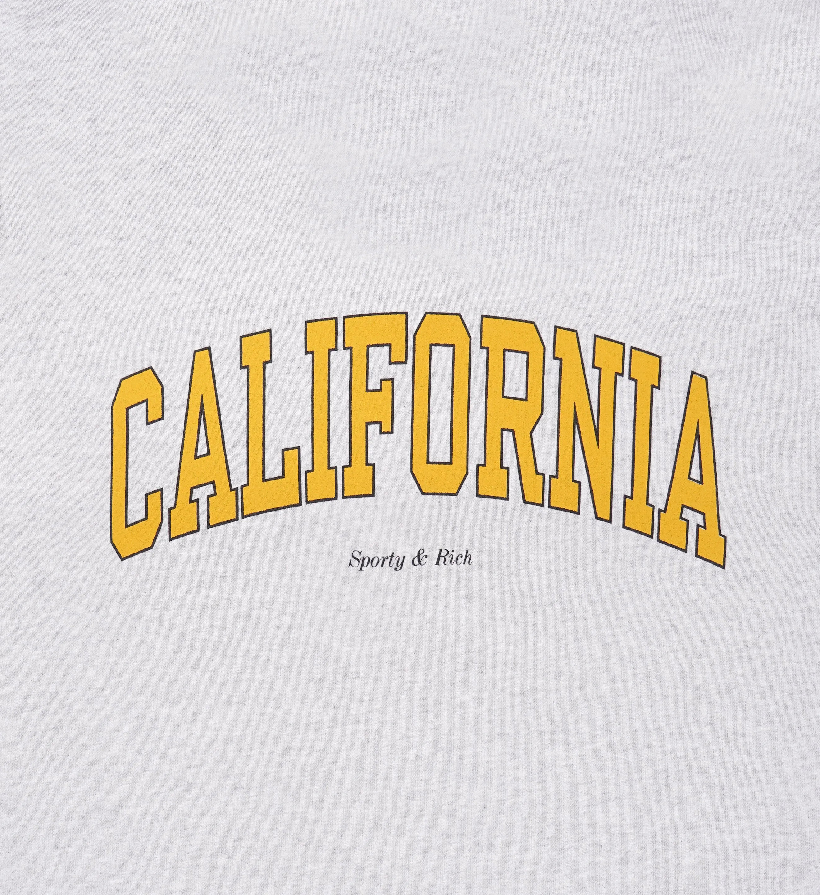 California Crewneck - Heather Gray/Gold sold by Sporty and Rich product image thumbnail 3