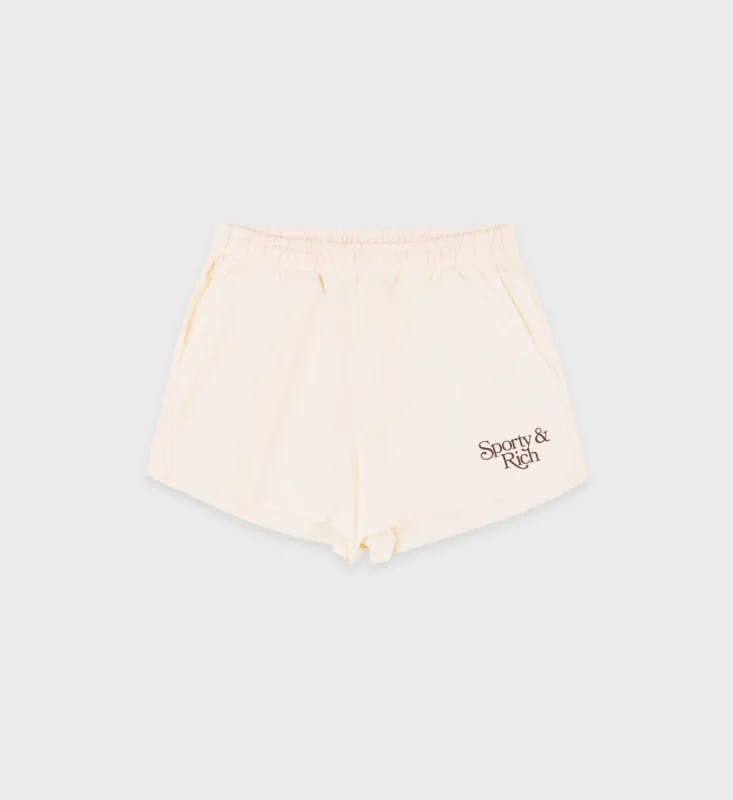 Bardot Disco Short - Cream/Chocolate sold by Sporty and Rich