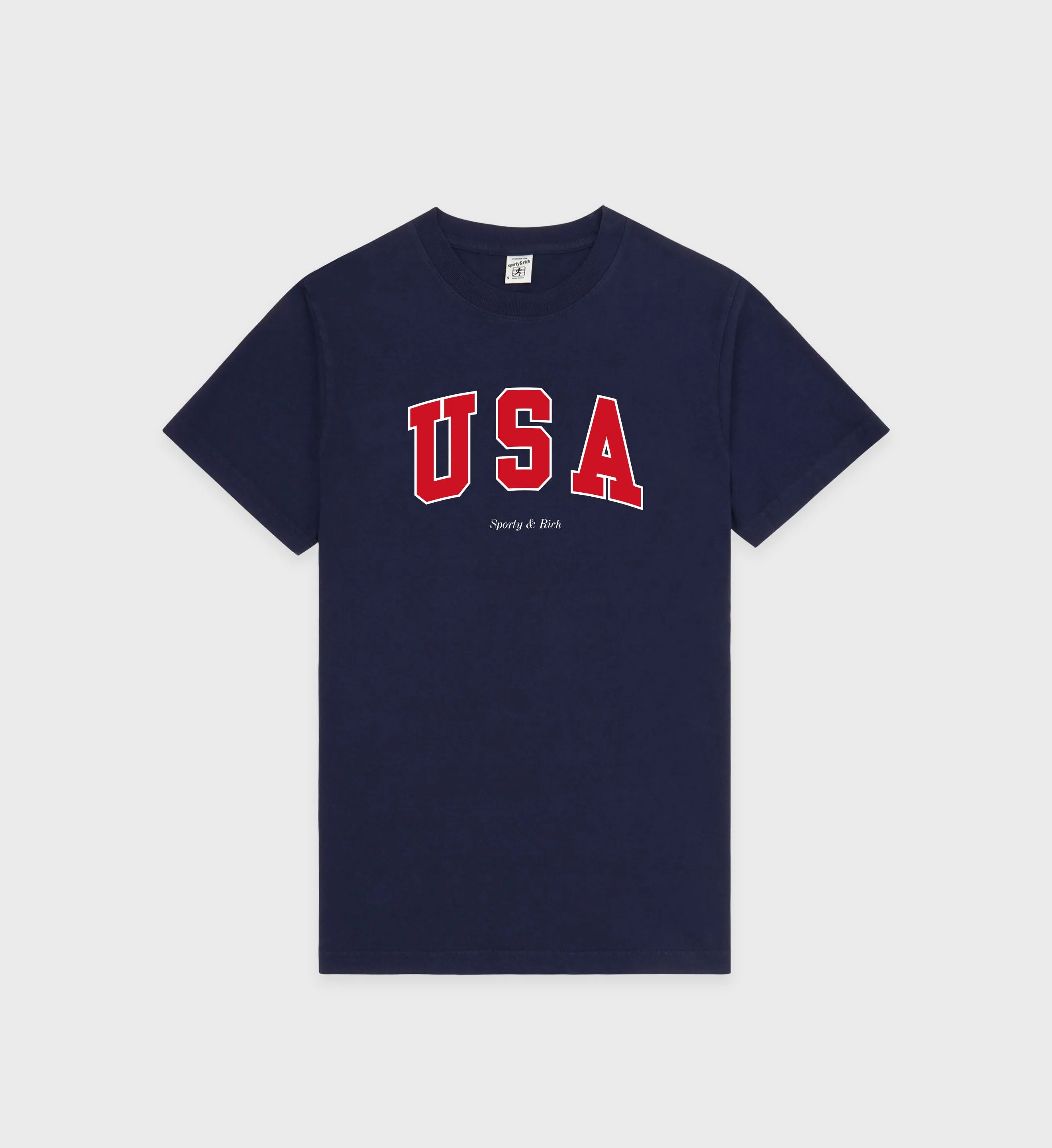 USA T-Shirt - Navy/Sports Red/White sold by Sporty and Rich