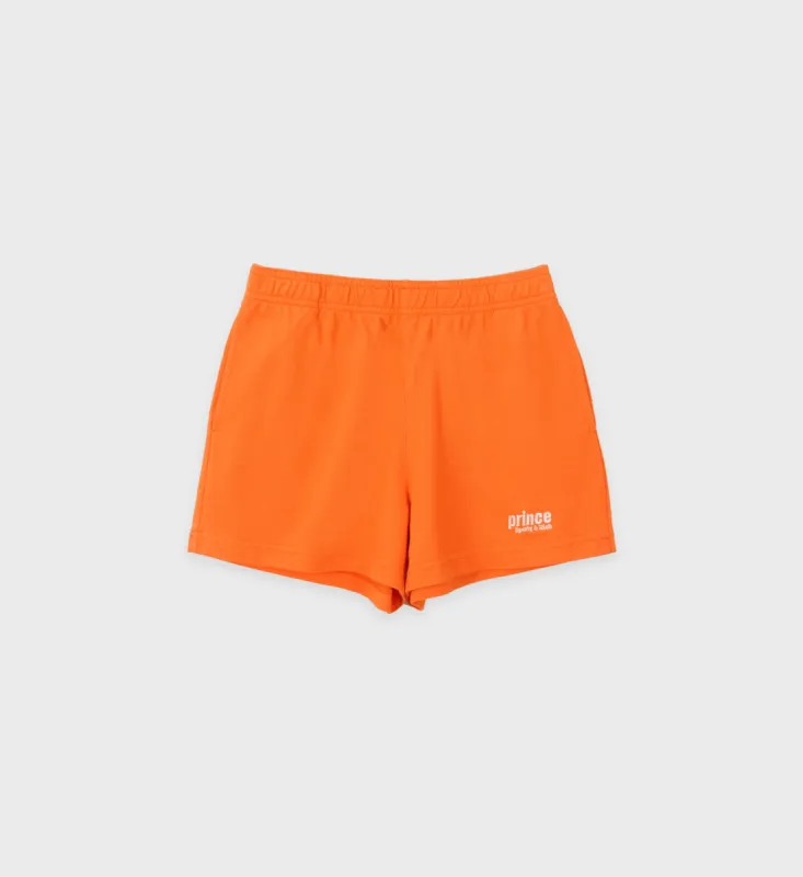 Prince Sporty Pique Short - Orange sold by Sporty and Rich