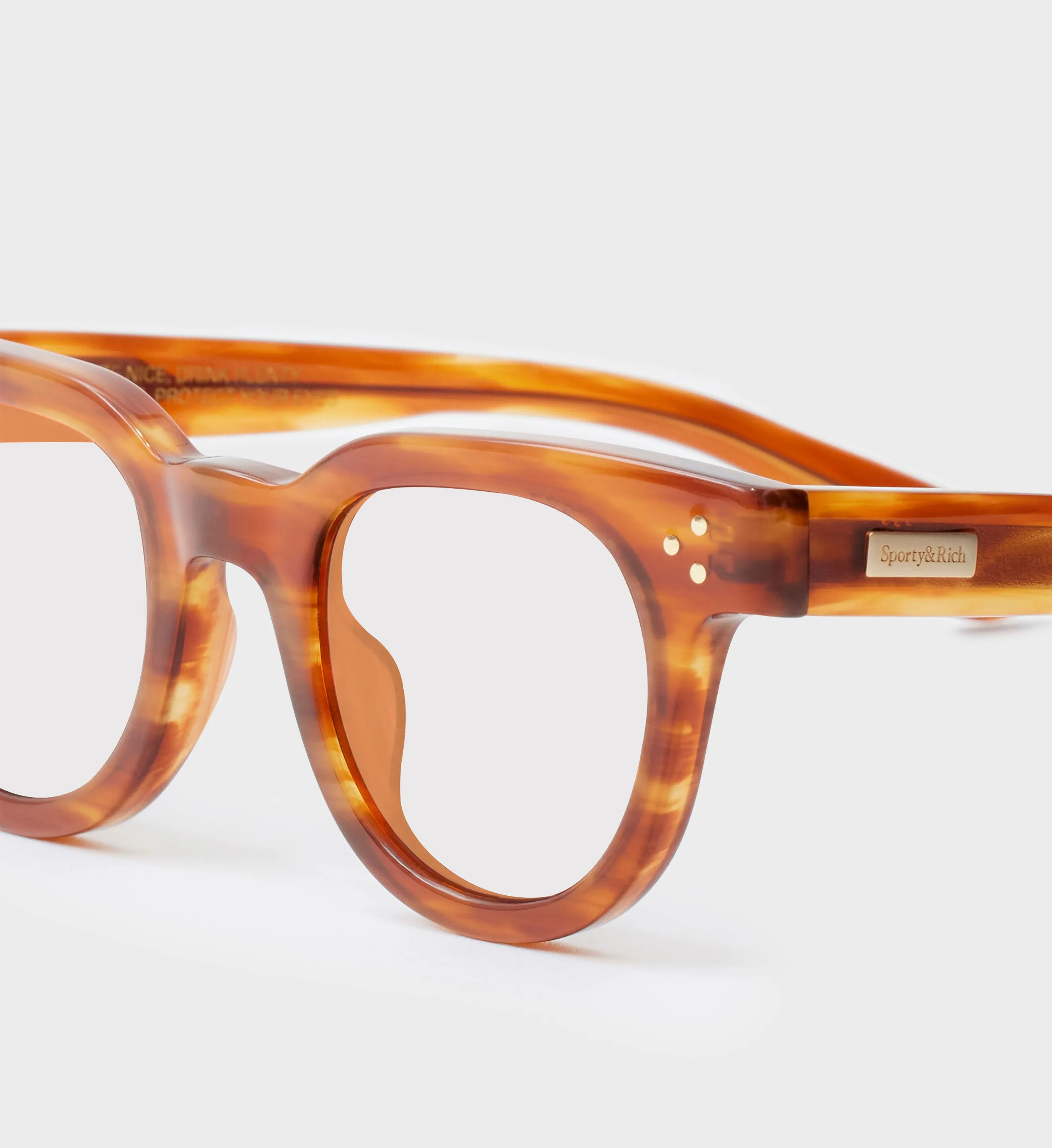 Frame N.04 - Havana/Anti Blue Light sold by Sporty and Rich product image thumbnail 3