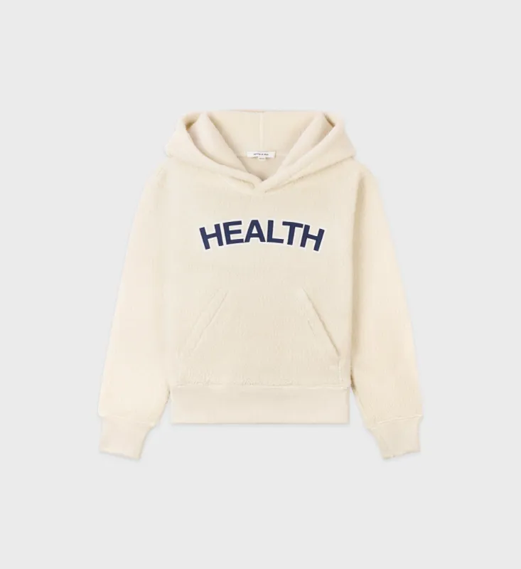 Sherpa Health Hoodie - Cream sold by Sporty and Rich