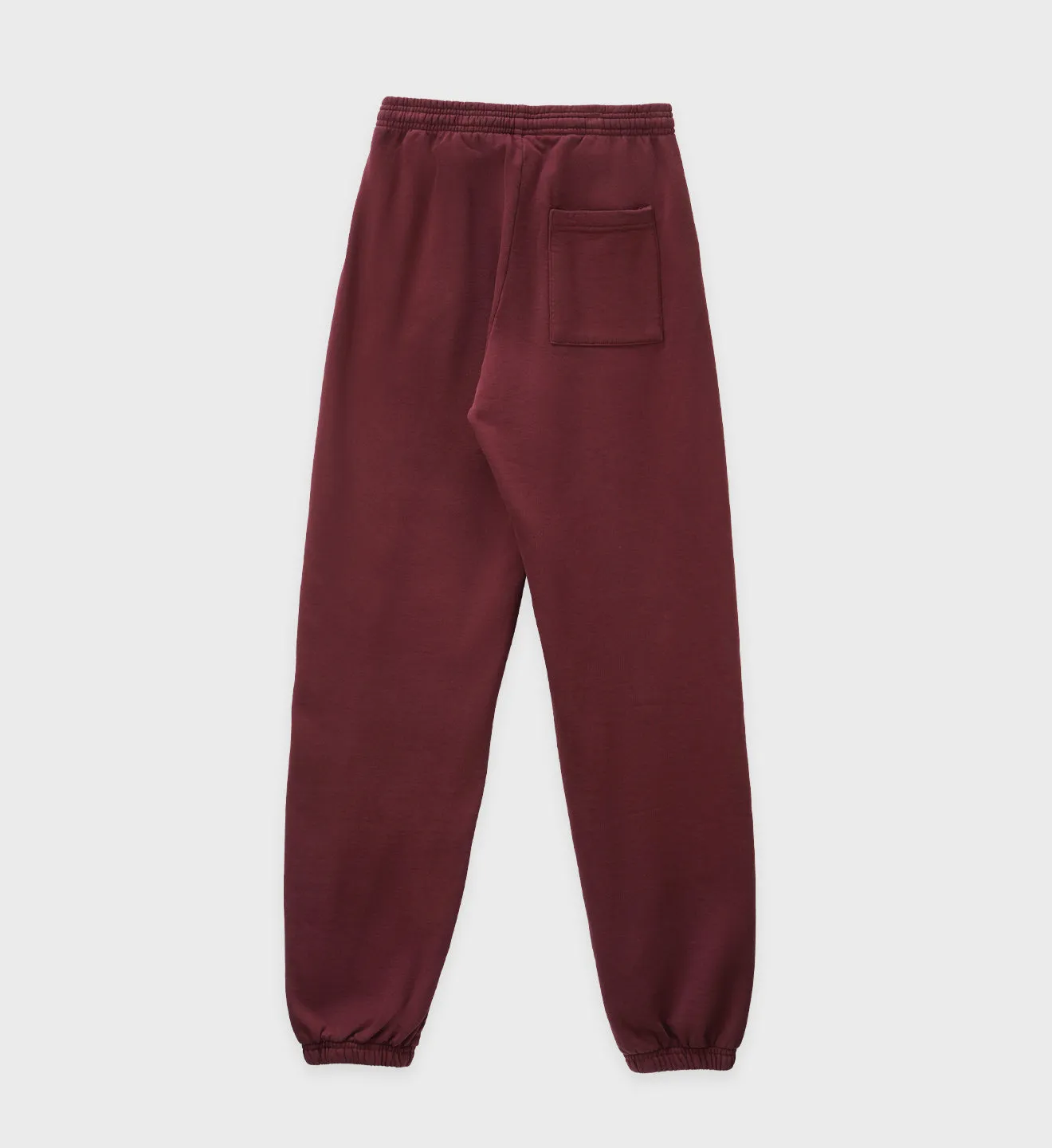 Classic Logo Sweatpants - Merlot sold by Sporty and Rich product image thumbnail 2
