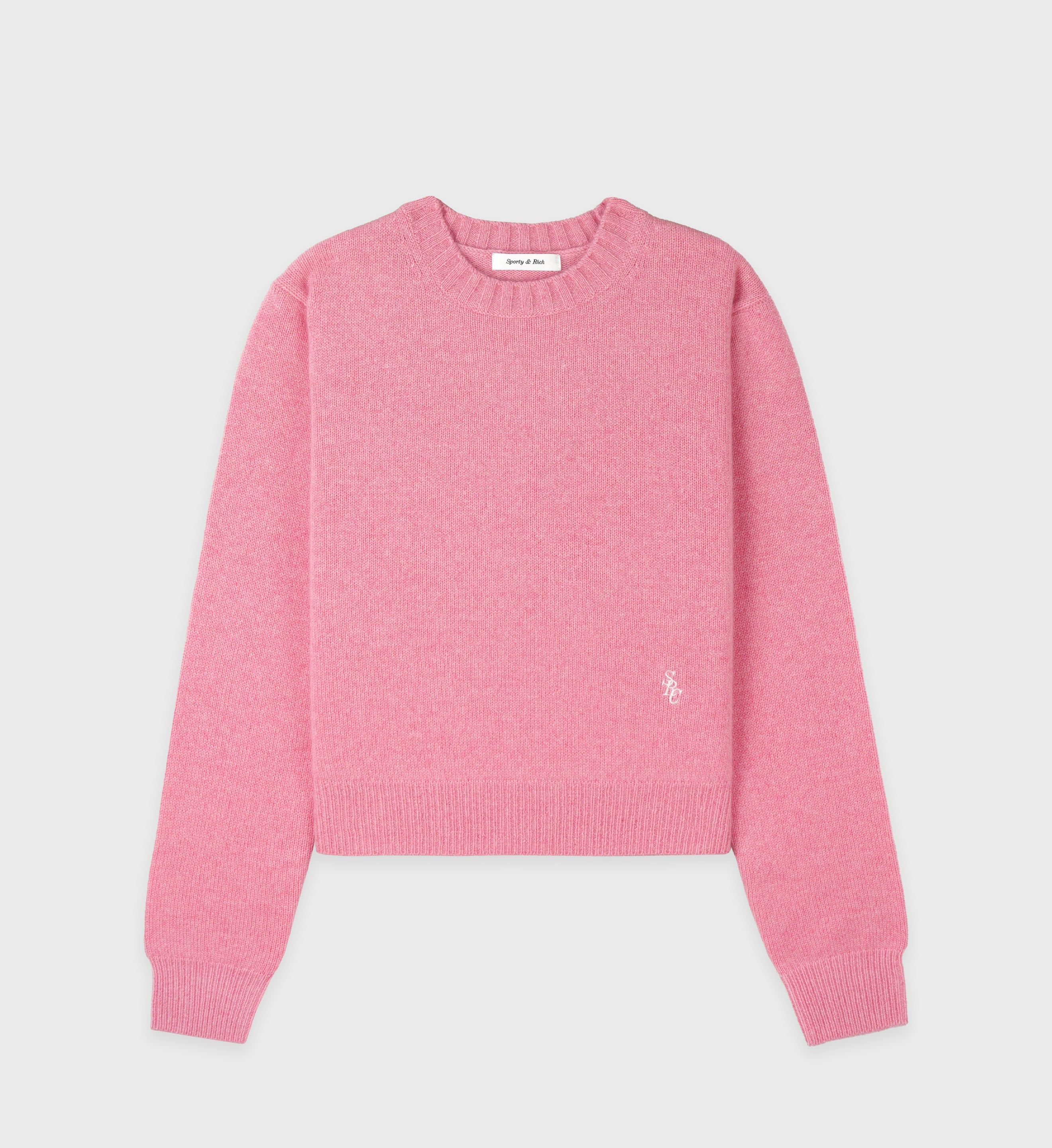 SRC Cashmere Sweater - Pink sold by Sporty and Rich