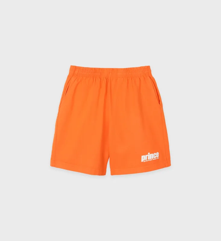 Prince Sporty Gym Short - Orange made by Sporty and Rich