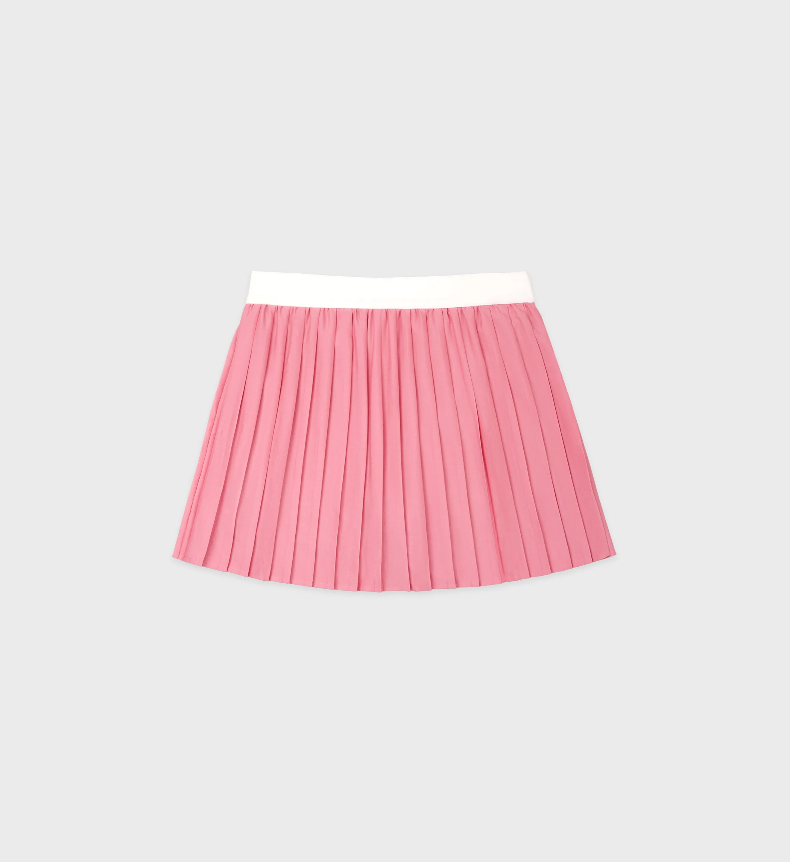Classic Logo Pleated Tennis Skirt - Pink/White sold by Sporty and Rich product image thumbnail 2