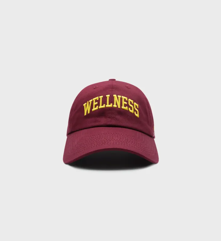 Wellness Ivy Hat - Merlot/Gold sold by Sporty and Rich
