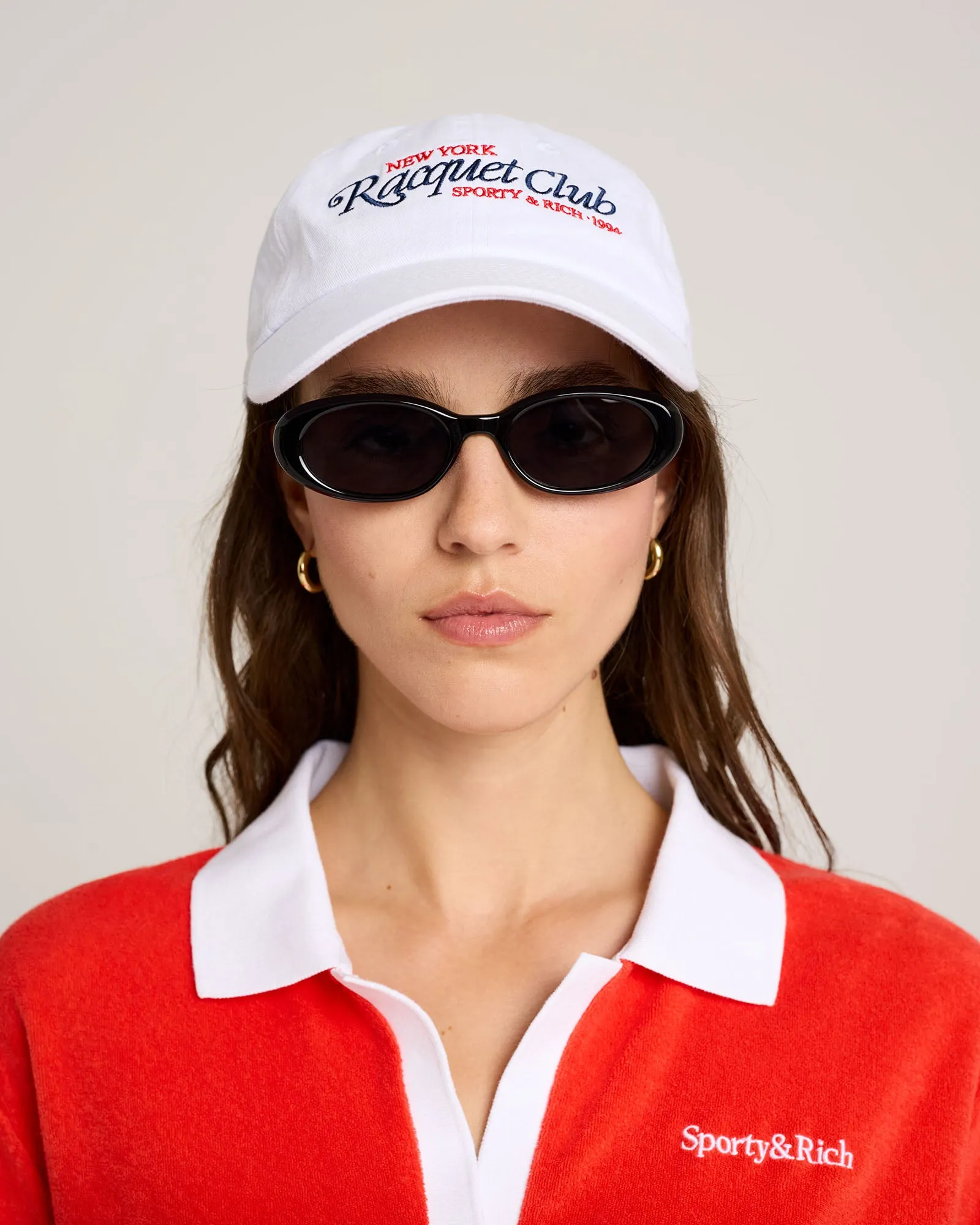 94 Racquet Club Hat - White/Navy/Red sold by Sporty and Rich product image thumbnail 3